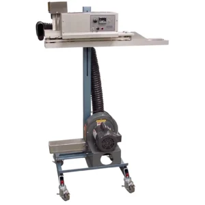 VBS-1/8TX - Selladora Vertical de Banda Continua con Sistema de Trimmer Integrado